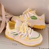 Sapatos Femininos de Primavera e Outono Sapatos Brancos 2025 Novos Sapatos Versáteis Estudantes Sapatos Casuais Esportivos de Solado Grosso Tênis