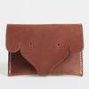 Creativo Cuero bolsa de almacenamiento para certificado de licencia de conducir simple elefante monedero cambio tarjetero de cuero suave con hebilla ultradelgado