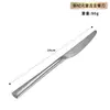 Juego de cubiertos vintage de acero inoxidable 304, cuchillo para bistec engrosado para cocina occidental, cuchara de café de restaurante con acabado envejecido, cuchara de postre