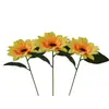 Girasol artificial individual para decoración del hogar, accesorios de fotografía, regalos y venta al por mayor