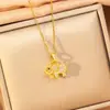 [Acero de Titanio] Cadena para Clavícula Versátil de Venta Caliente Transfronteriza para Mujeres, Joyería de Accesorios de Moda de Lujo Ligero de Nicho