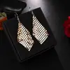 Brincos transfronteiriços europeus e americanos moda, uma variedade de metal da moda, temperamento exagerado tassel, elementos longos e populares, brincos, gancho de orelha