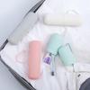 Porta-Escova de Dentes e Pasta de Dentes Portátil para Viagem em Estilo Japonês com Tampa, Copo para Lavar a Boca para Viagem ao Ar Livre, Caixa de Armazenamento Criativa