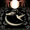 Mantel de Tarot Tela Esterilla Tarjeta de Tarot Fase Lunar Sol Árbol de la Vida Mantel de Terciopelo
