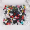 Hebilla Mixta para Automóvil 500 Piezas Clips de Plástico Mixtos Hebilla Fija Hebilla de Placa Remaches de Tornillo