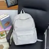 Mochila de Calidad para Viajes Diarios Ligera Repelente al Agua para Estudiantes Universitarios Bolso Escolar Sencillo Escuela Secundaria Estudiante Universitario Mori-kei Espalda