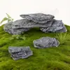 Modelo de Piedra Irregular para Micro-Paisajismo, Losa de Piedra Simulada, Rocalla, Mesa de Arena con Rocas, Materiales de Paisajismo, Adornos Decorativos