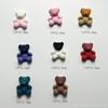 Nueva joyería para uñas de oso celebridad en línea de dos colores Oso de resina para uñas Joyería de dibujos animados Accesorios DIY para pendientes y horquillas