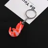 Explosões Transfronteiriças Simulação Frutos do Mar Camarão e Caranguejo Pingente DIY Artesanal Bolsa Caseira Decoração de Celular Material Acessórios de Joia
