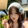 Diadema de Cinta Floral Nueva 2026 para Mujer, Lujosa de Gama Alta con Dientes, Diadema de Corona Alta, Accesorio para el Cabello Estilo Vacaciones