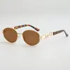 Óculos de Sol Feminino Estilo Light Luxury 2026 Metal Olho de Gato, Proteção UV, Uso Duplo para Uso Diário, Férias e Dirigir, Óculos de Sol com Efeito Emagrecedor