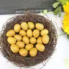 Cristal Natural Transfronterizo Mini 2cm Adornos de Huevo de Pájaro Ágata Jade Huevo de Mineral de Amoy Decoración de Huevo de Pascua