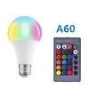 Bombilla rgb e27led control remoto regulable cambio de color lámpara atmósfera colorida bombilla de bola fabricantes de bombillas rgb comercio exterior