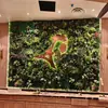 Pared Vegetal de Simulación Pared de Plantas Verdes Pared de Flores Pared de Fondo de Plantas Verdes Decoración de Cabecera de Puerta Flores Artificiales Césped de Plástico Decoración de Pared Paquete
