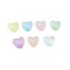 Cuentas de amor de sirena Ji de 11 mm, cuentas finas de destello, pulsera de cuentas acrílicas de colores, collar casero, joyería hecha a mano DIY