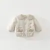 Regalo de Navidad Niños Ropa Infantil Ropa de Algodón Otoño Invierno Espesado Ropa de Abrigo para Bebés y Niños Pequeños Chaqueta de Algodón Estilo Coreano Moda para Niñas