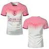 Nova Camisa de Futebol Masculina Verão 2025 Respirável Esportiva Alta Qualidade Manga Curta Corte Reto Roupa