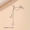 Aretes Explosiones Estrella Luna AliExpress Aretes de Borla Larga Aretes Individuales para Mujer Nueva Moda para Mujer E8314