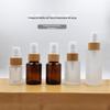 Embalagem Cosmética de Bambu Personalizada Cabeça Bomba para Gel de Banho 28 Dentes Espuma 24 Dentes Dispenser de Pressão Material de Bambu