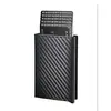 Fibra de carbono RFID escova antirroubo automático porta-cartão pop-up ultra-fino cartão de crédito metal titular do cartão carteira masculina multi-cartão