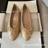 Zapatos Planos de Mujer Estilo Nuevo 2026 con Bloques de Color, Lazo, Punta Redonda, Zapatos de Ballet, Versátiles Zapatos Casuales de Boca Baja para Mujer