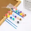Spot Transfronterizo Madera Creativo Erizo Virutas de Madera DIY Erizo de Navidad de Madera Decoración de Animales Manualidades Juego de 10 Piezas
