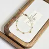 Collar Estilo Coreano Ins Diseño de Nicho Sentido de Diseño Versátil Personalidad Cristal de Colores Retro Exquisito Gargantilla Cadena para Clavícula