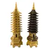 Fabricantes de origem atacado máquina fundição sob pressão latão Torre Wenchang 9 9 13 13 3 ornamentos da Torre Wenchang