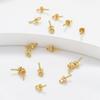 Color bañado en oro cobre plateado oro real apertura 3.2 mm cuentas ojo de oveja cabeza de colgante hueca fácil de usar accesorios hechos a mano DIY