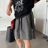 Diseño de Nicho Americano Cremallera Rayas Nylon Shorts Casuales para Hombres y Mujeres Verano Secado Rápido Transpirables Holgados