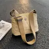 Bolso de Hombro Ligero Acolchado para Mujer, Bolso Cruzado Casual Simple para el Trabajo, Bolso Cruzado Versátil Texturizado con Múltiples Compartimentos Transfronterizo