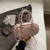Bolsa Pequena de Mão Fresca Feminina 2026 Novo Estilo Tendência Primavera Popular Bolsa Transversal Elegante Temperamento Bolsa de Mão Bowling