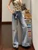 Chao Li tiene stock Pantalones dobles de largo Bajo tiro Bajo Micro campana Jeans Mujer 2026 Nuevo Otoño Elásticos Adelgazantes Versátiles De largo completo