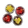 Arte de Unha Vermelha de Ano Novo Decorações com Glitter Pacote Misto Lingote Festivo Estrela de Cinco Pontas Floco de Neve Glitter Vermelho Brilhante Lantejoulas