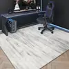 Alfombra para sala de e-sports, tapete para piso de silla de computadora, silla giratoria, silla de e-sports, absorbente de agua, secado rápido, tapete antideslizante, para uso doméstico, resistente a la suciedad, tapete insonorizado