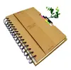 Caderno Espiral Espesso Conjunto Combinado Caderno A5 Notas Adesivas de Pet Blocos de Notas Simples para Escritório e Estudantes