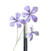 Orquídea Chama Impressa em 3D Flor Artificial Estilo Pintura a Óleo Flor Falsa Casamento Decoração de Hotel Fundo de Casa Arranjo de Flores Arranjo de Flores Transfronteiriço
