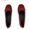 Nuevos Zapatos de Hada de Verano 2026, Zapatos de Tacón Bajo Suaves, Mocasines Planos Suaves de Gamuza con Lazo Poco Profundo, Zapatos Slip-On Versátiles