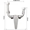 Válvula de Ducha en Forma de U con Calentamiento Eléctrico de Acero Inoxidable Válvula de Control de Agua Caliente y Fría Grifo de Control de Baño Expuesto Grifo Mezclador