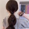 Cuerda para el cabello Maillard vintage, elegante cuerda para el cabello para mujer, accesorios para el cabello avanzados, banda de goma para el cabello, coleta alta, aro para el cabello, tocado