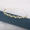 Diadema de Hada Verano Popular en Internet 2024 Nuevo Aleación Perla de Agua Fina Brillante Diamante Accesorios para la Cabeza Mujeres