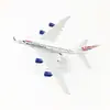 Modelo de avión de aleación de 16 cm British Airways Airbus A380 ventas directas de fábrica Modelo de aviación Regalos de aviación