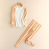 Traje de Ropa Interior Térmica para Niños Clase A Calentamiento Bacteriostático Cachemir Espesado Lyocell Ropa de Otoño para Niños y Pantalones Ropa para Niños