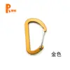 Venta al por mayor No. 5 Hebilla de Cable en Forma de D Hervidor de Agua Power Bank Gancho para Llaves Conexión de Cuerda de Tienda de Campaña Hebilla Gancho de Cable en Stock