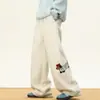 Dachshund Lã de Cordeiro Inverno Nordeste Calça de Algodão Masculina Inverno Aconchegante à Prova de Frio Calça Estilo Preguiçoso Casual