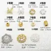 Nuevo Color que Conserva Micro-Pavimentado Zircón Espaciador Cuentas Florero Portaflores Accesorios para Joyería DIY Espaciador Tapa de Flor Cuenta Suelta Material para Cuentas
