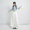 Pantalones vaqueros anchos de pierna ancha, sueltos, de cintura alta, estilo retro americano, versátiles, con caída, hasta el suelo, longitud extendida, admite envío directo