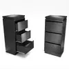 Gabinete de Herramientas de Peluquería Gabinete de Herramientas de Barbería Estante de Almacenamiento para Peinadores de Acero Inoxidable Gabinete de Exhibición de Pie