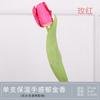 Tulipanes Simulados de Gran Venta Transfronteriza, Flores Artificiales, Flores Simuladas Húmedas para el Hogar, Flores de Tulipán Decorativas de Alta Gama para Bodas