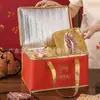 Bolsa de Presente para Bife, Bolsa Térmica para Presente do Festival do Meio Outono, Bolsa de Mensageiro para Presente, Presente de Lembrança, Boutique Geral para Festas, Sofisticada e Elegante
